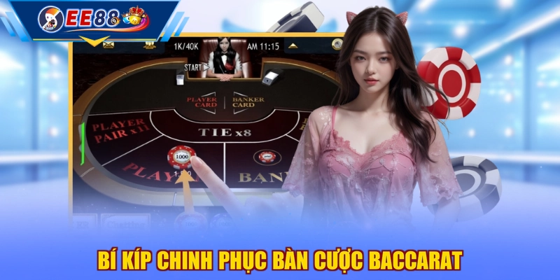 Bí kíp chinh phục bàn cược Baccarat