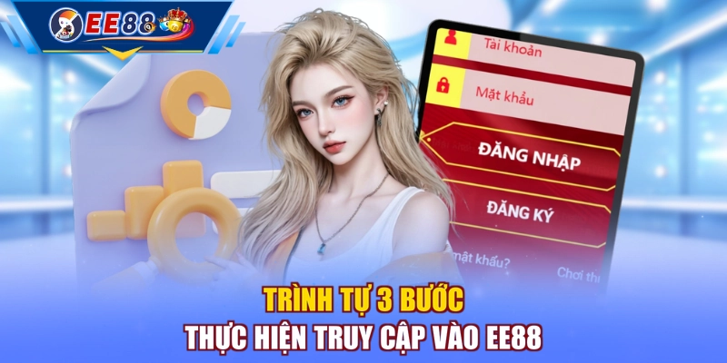 Trình tự 3 bước thực hiện truy cập vào EE88